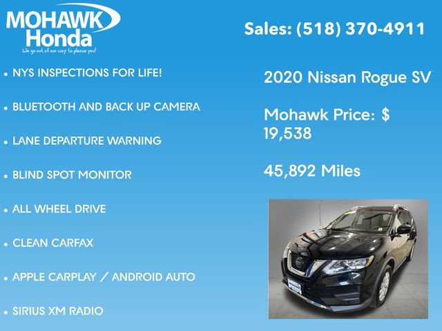 Used 2020 Nissan Rogue SV AWD/4WD image 7