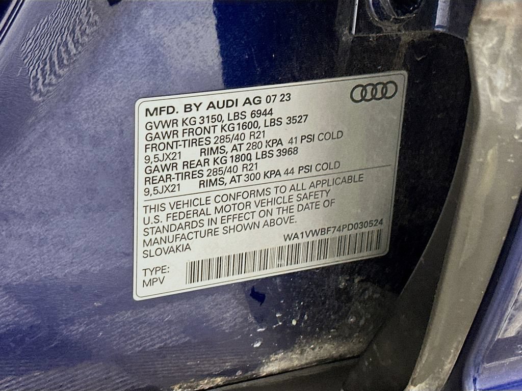 Used 2023 Audi SQ7 Prestige w/ Prestige Package AWD/4WD image 27