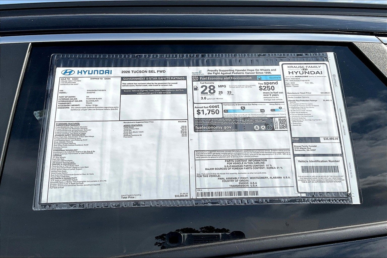 New 2026 Hyundai Tucson SEL image 14