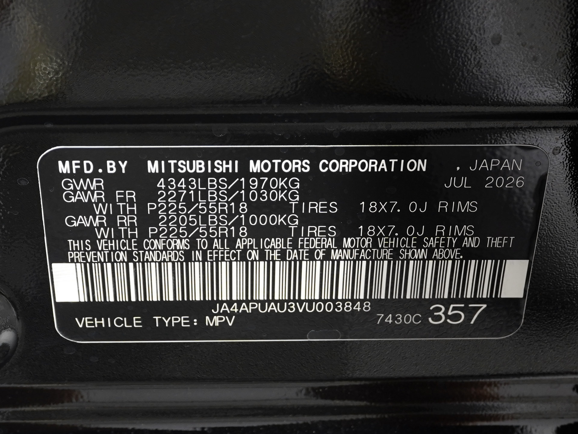 New 2027 Mitsubishi Outlander Sport ES FWD image 22