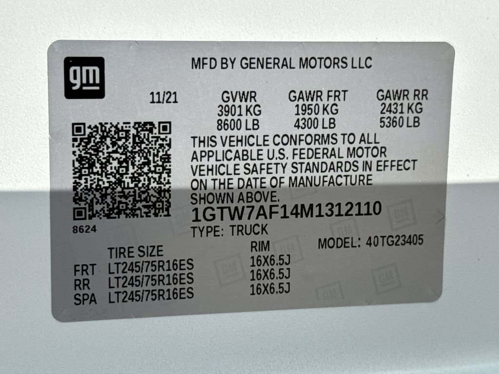 Used 2021 GMC Savana 2500 w/ Driver Convenience Package RWD image 33
