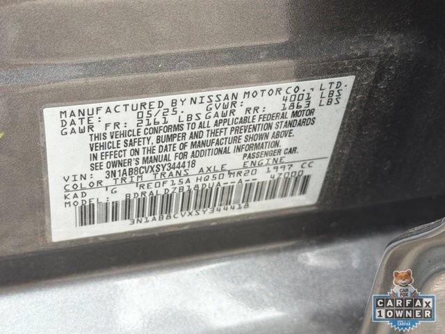 Certified 2025 Nissan Sentra SV w/ Trunk Package FWD image 24