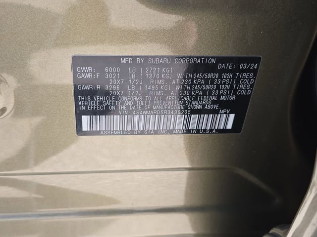 Used 2024 Subaru Ascent Limited w/ Technology Package AWD/4WD image 38