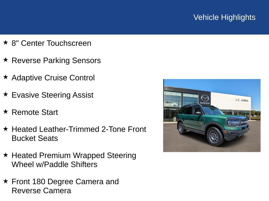 Certified 2024 Ford Bronco Sport Badlands w/ Premium Package AWD/4WD image 31