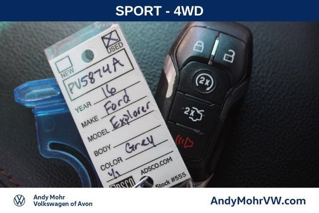 Used 2016 Ford Explorer Sport w/ Equipment Group 401A AWD/4WD image 37