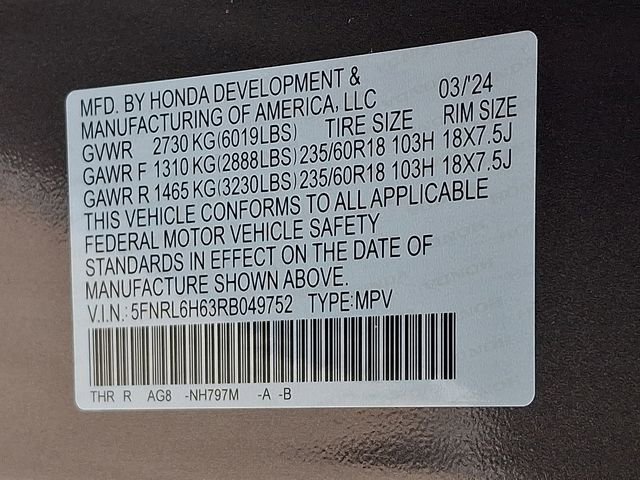 Used 2024 Honda Odyssey EX-L image 27