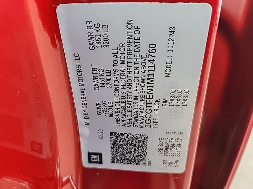 Certified 2021 Chevrolet Colorado ZR2 AWD/4WD image 43
