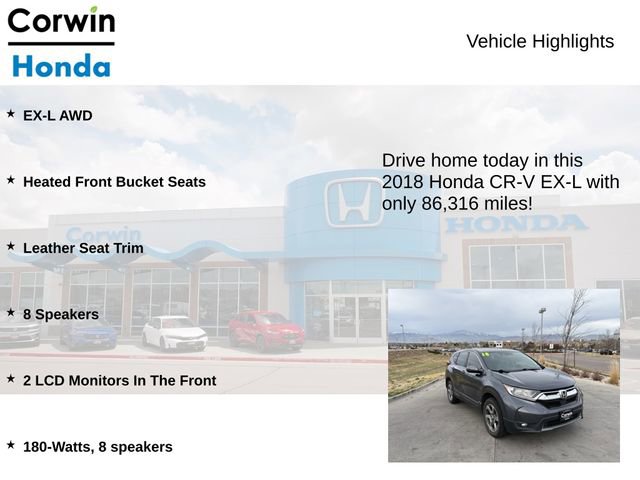 Used 2018 Honda CR-V EX-L image 6