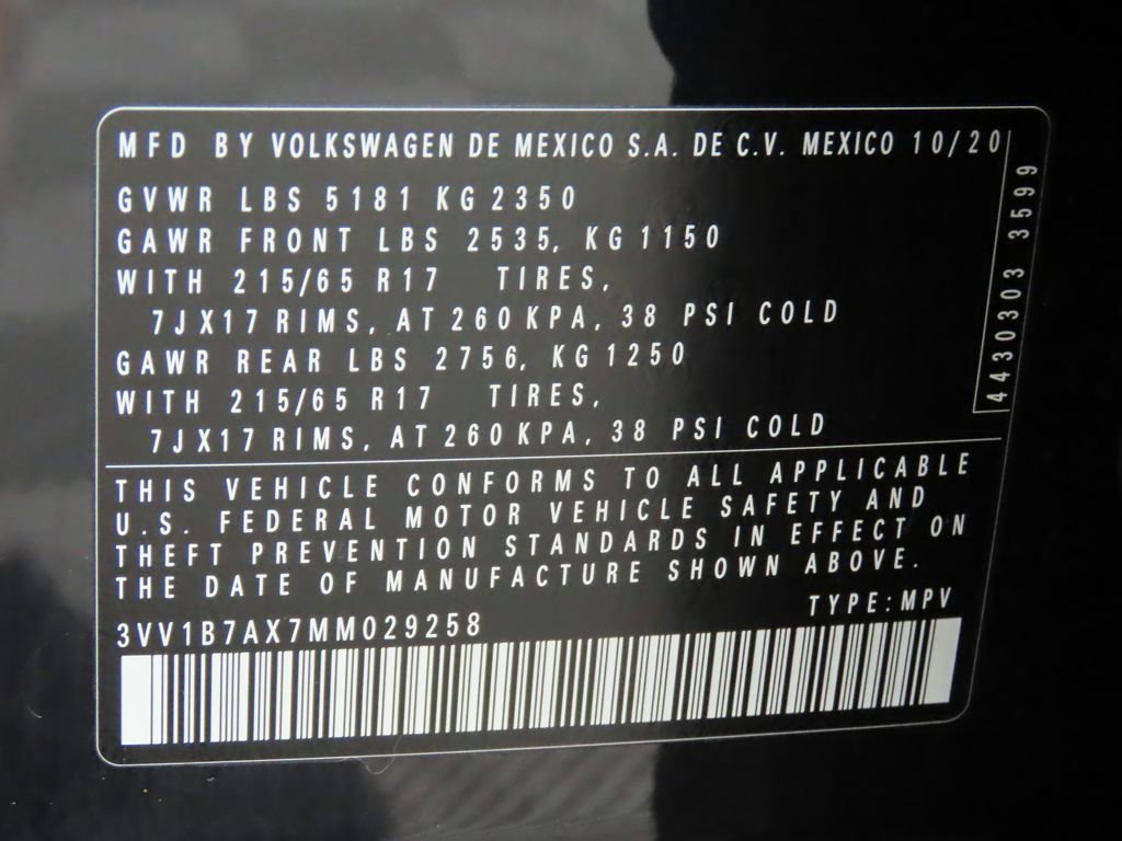 Used 2021 Volkswagen Tiguan S image 35