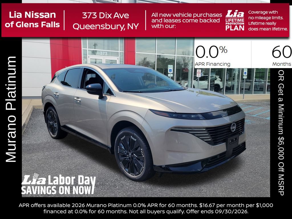New 2026 Nissan Murano Platinum w/ Cargo Package