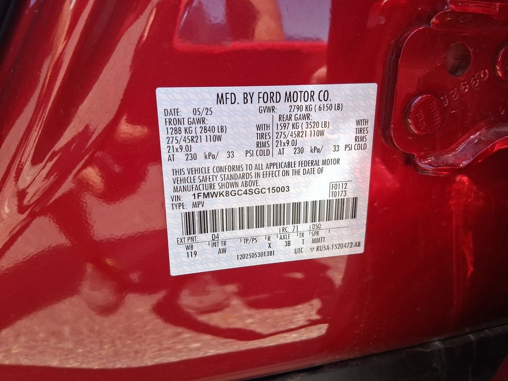 Used 2025 Ford Explorer ST w/ Sun And Sound Package AWD/4WD image 30