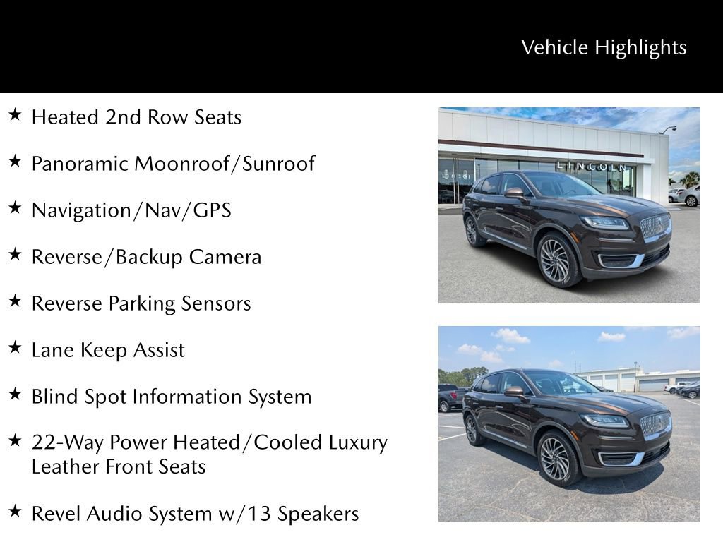 Used 2019 Lincoln Nautilus Reserve AWD/4WD image 32