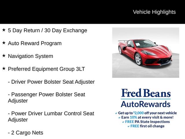 Certified 2021 Chevrolet Corvette Stingray Premium Cpe w/ Z51 Performance Package image 4
