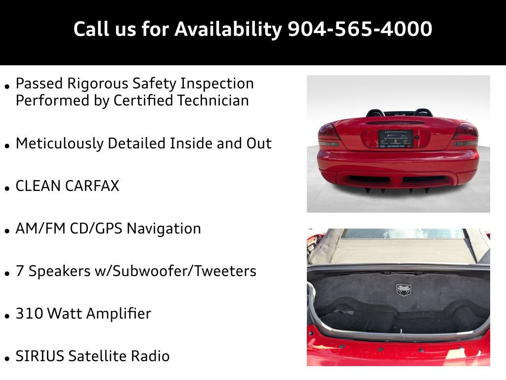 Used 2009 Dodge Viper SRT-10 w/ Protection Group image 9