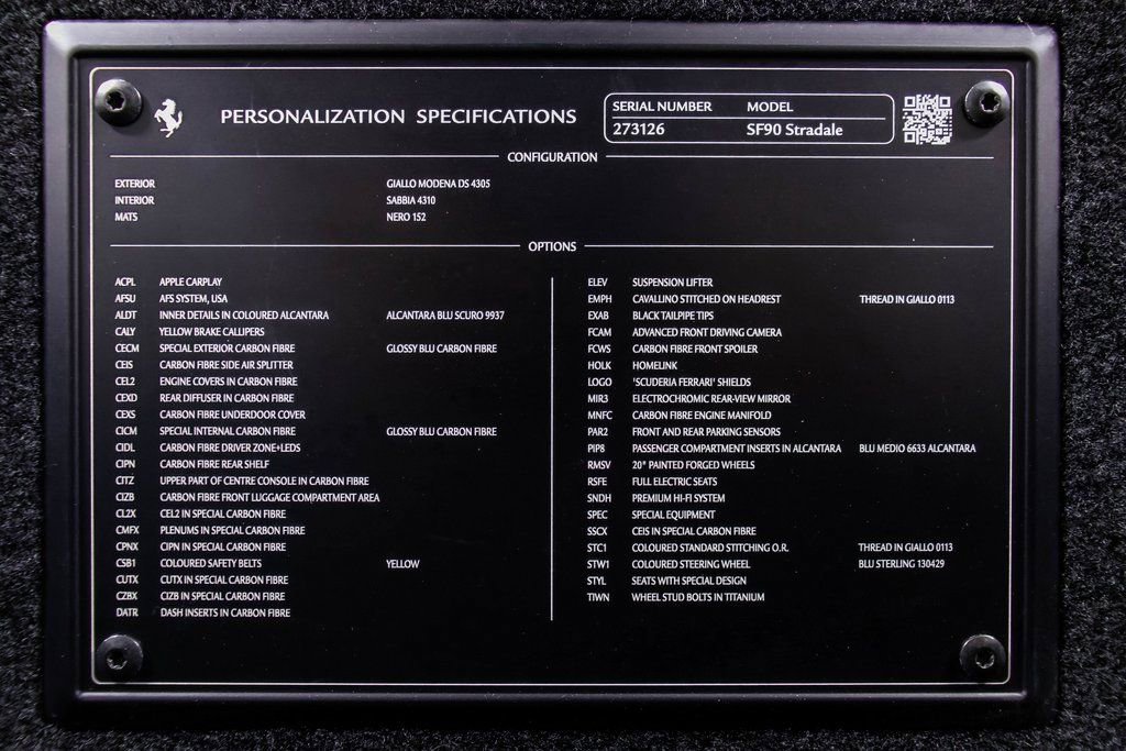 Certified 2022 Ferrari SF90 Stradale image 57