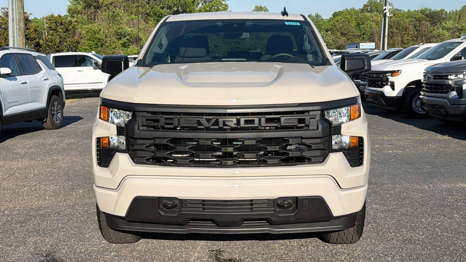 New 2026 Chevrolet Silverado 1500 Custom w/ Turbomax Blackout Package RWD image 2