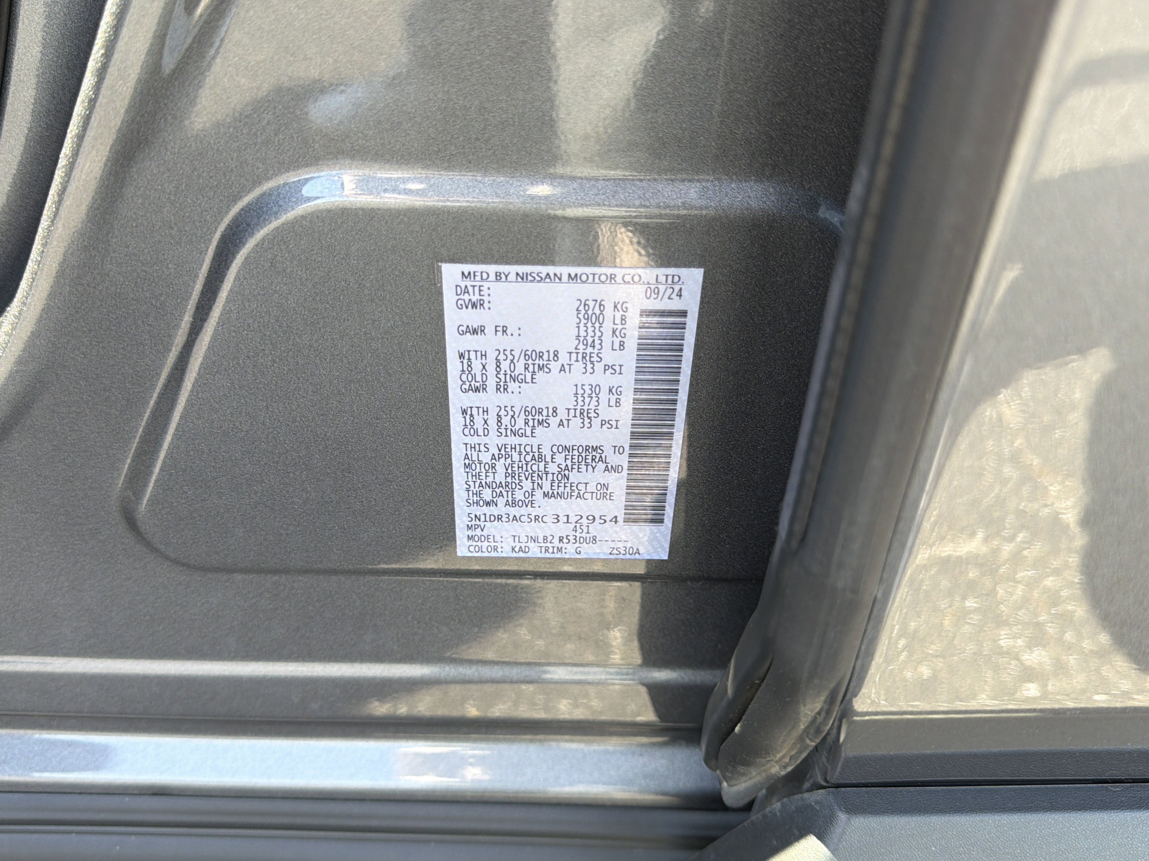 Used 2024 Nissan Pathfinder S AWD/4WD image 31