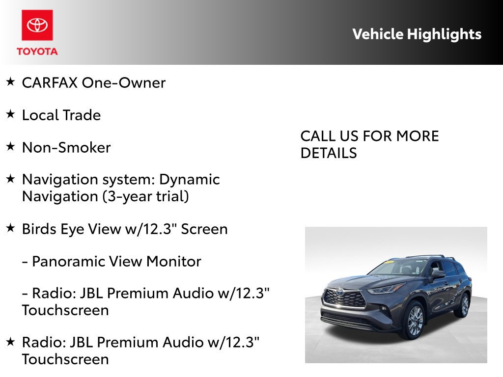 Certified 2022 Toyota Highlander Limited AWD/4WD image 7