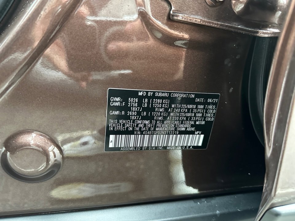 Used 2022 Subaru Outback Touring XT image 38