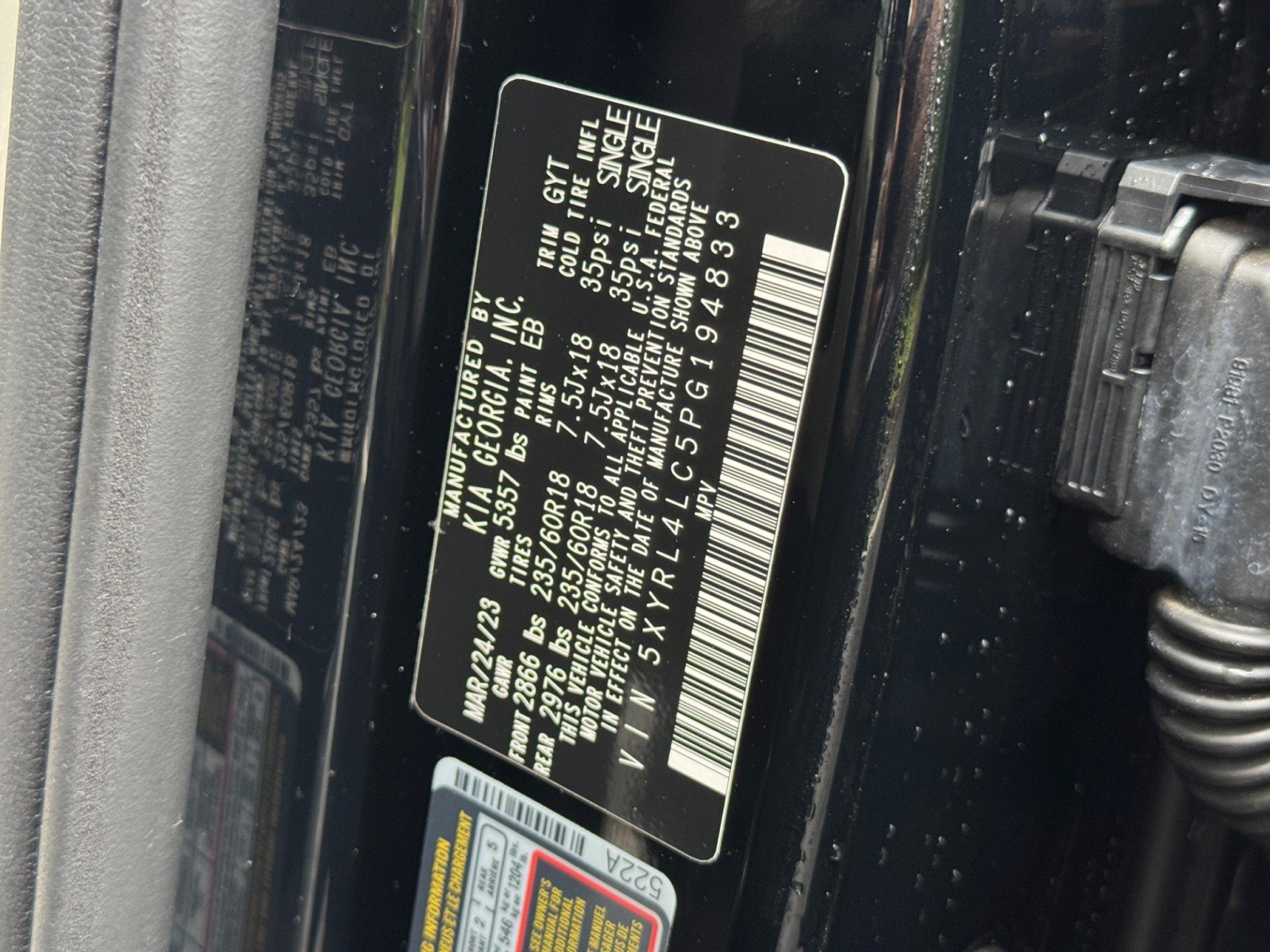 Used 2023 Kia Sorento S w/ Panoramic Sunroof Package FWD image 45