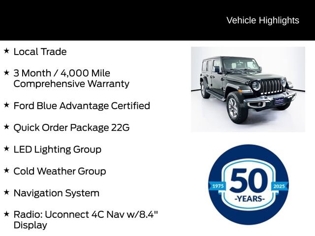 Used 2022 Jeep Wrangler Unlimited Sahara w/ LED Lighting Group image 6