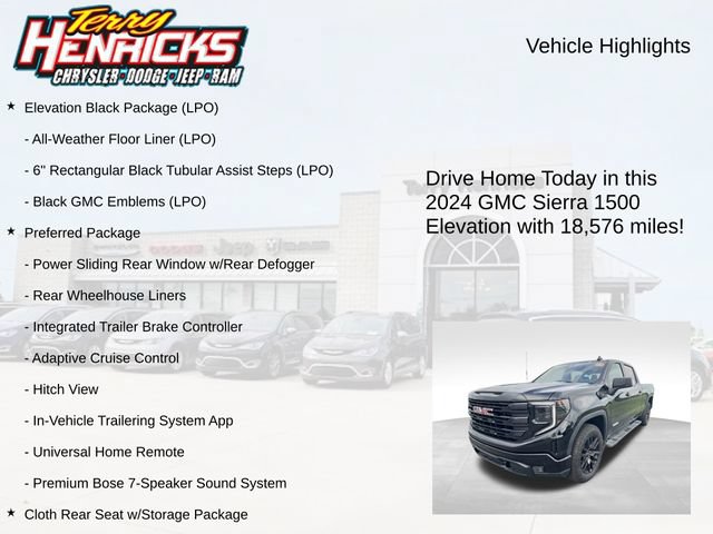 Used 2024 GMC Sierra 1500 Elevation w/ Preferred Package AWD/4WD image 4