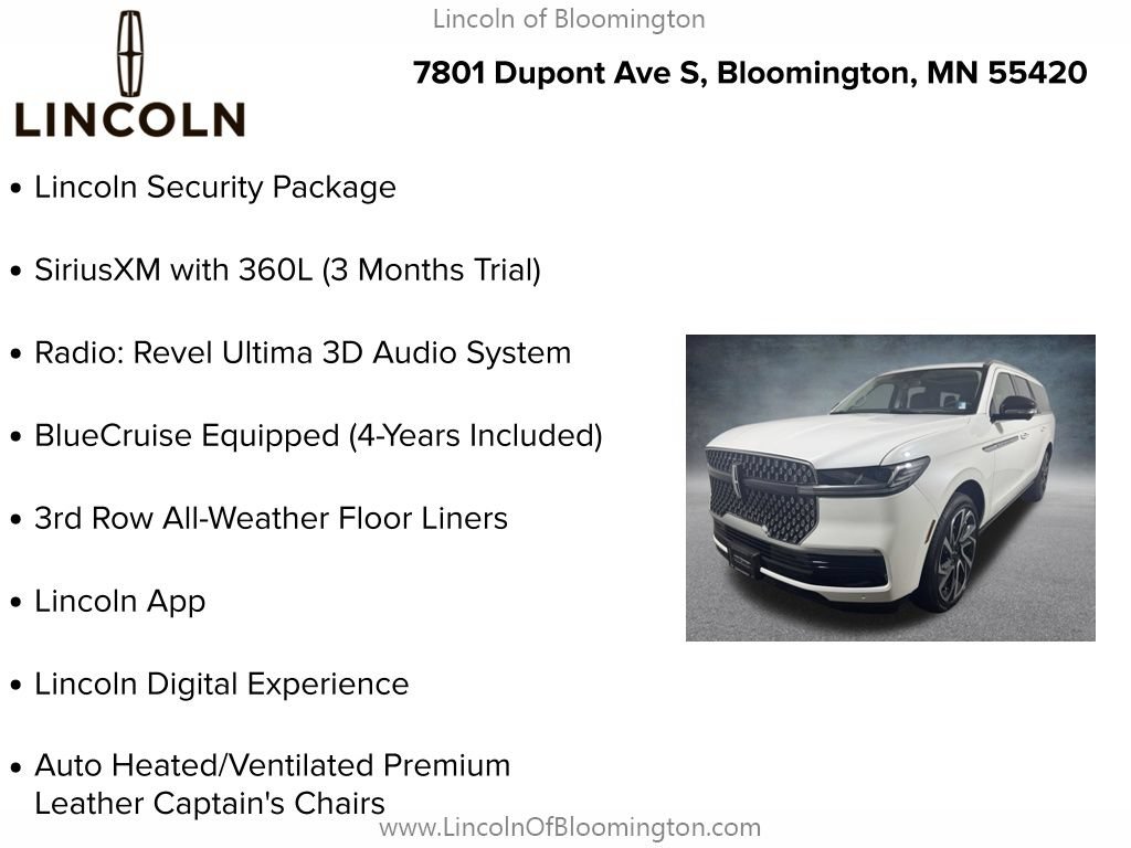 New 2026 Lincoln Navigator L Reserve AWD/4WD image 9