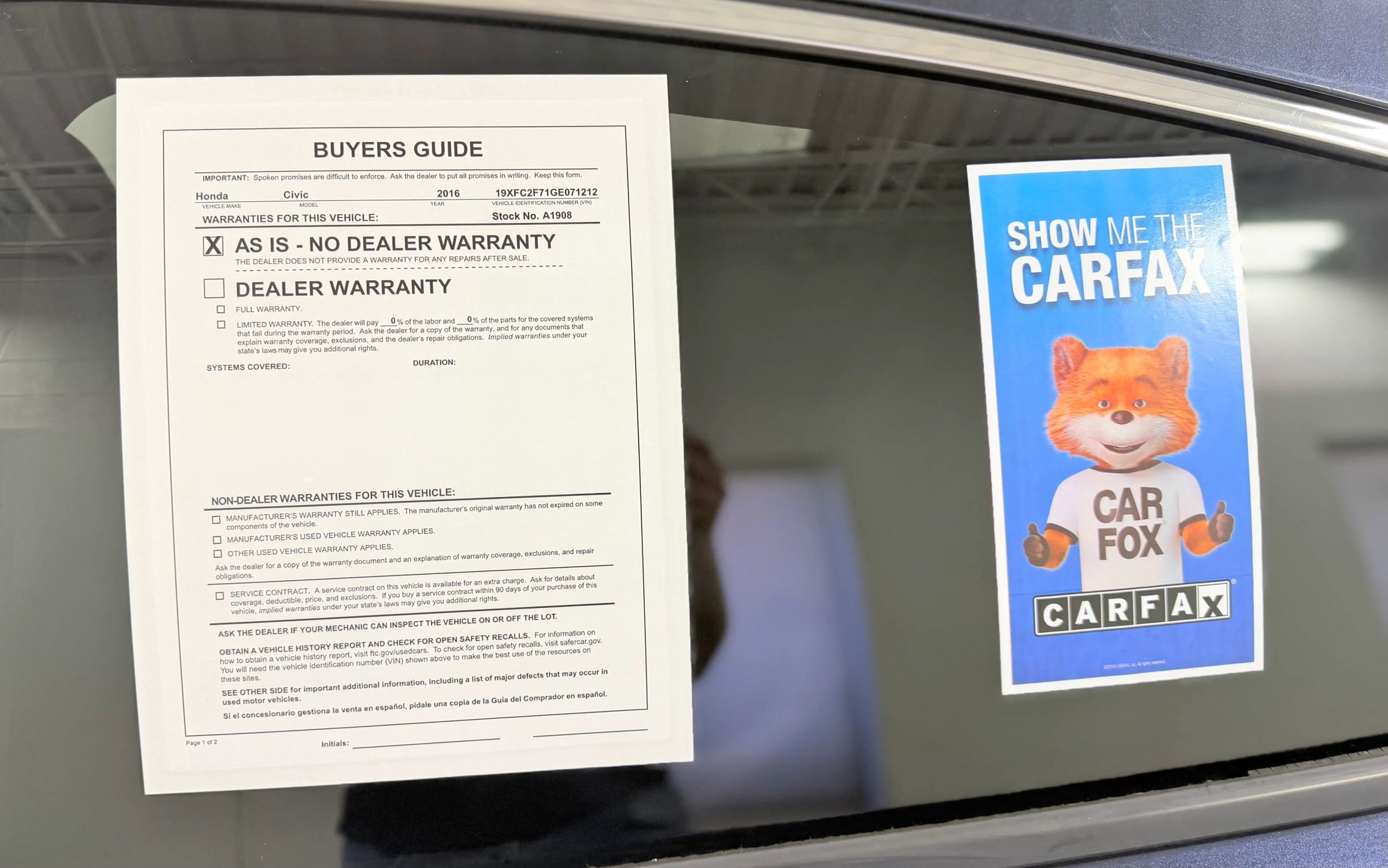 Used 2016 Honda Civic EX image 38