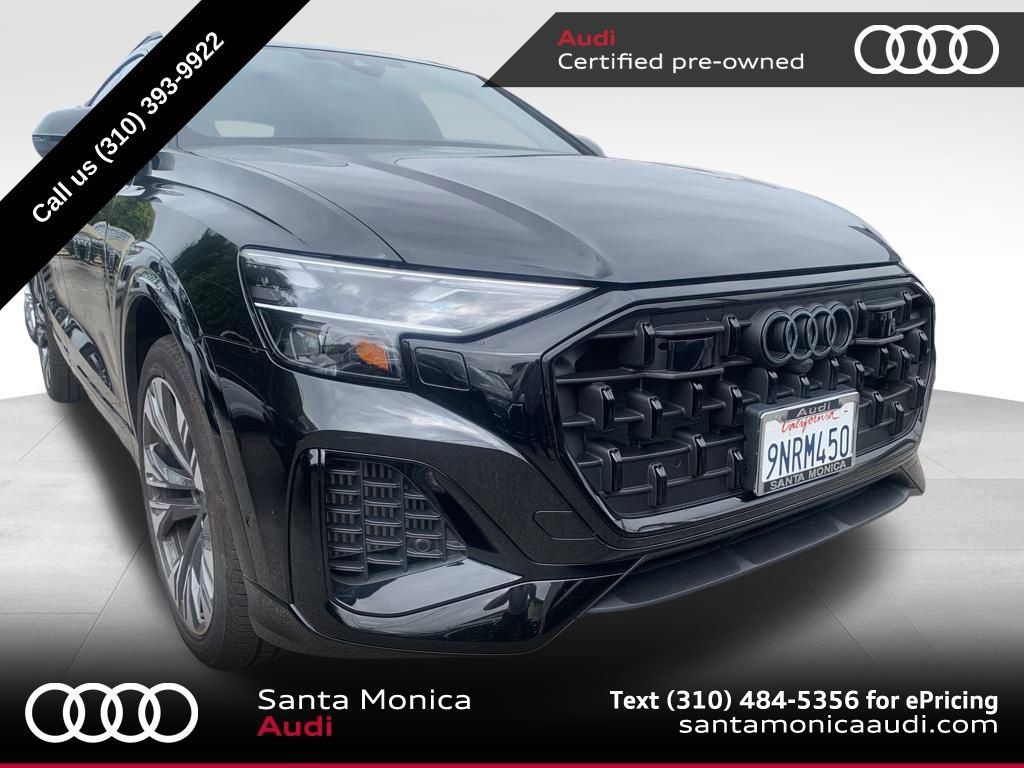 Certified 2024 Audi Q8 Premium w/ Black Optic Package