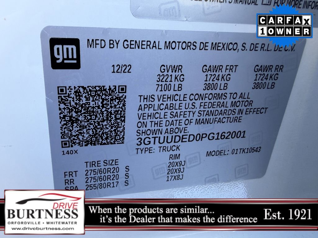 Certified 2023 GMC Sierra 1500 SLT w/ SLT Convenience Package image 20