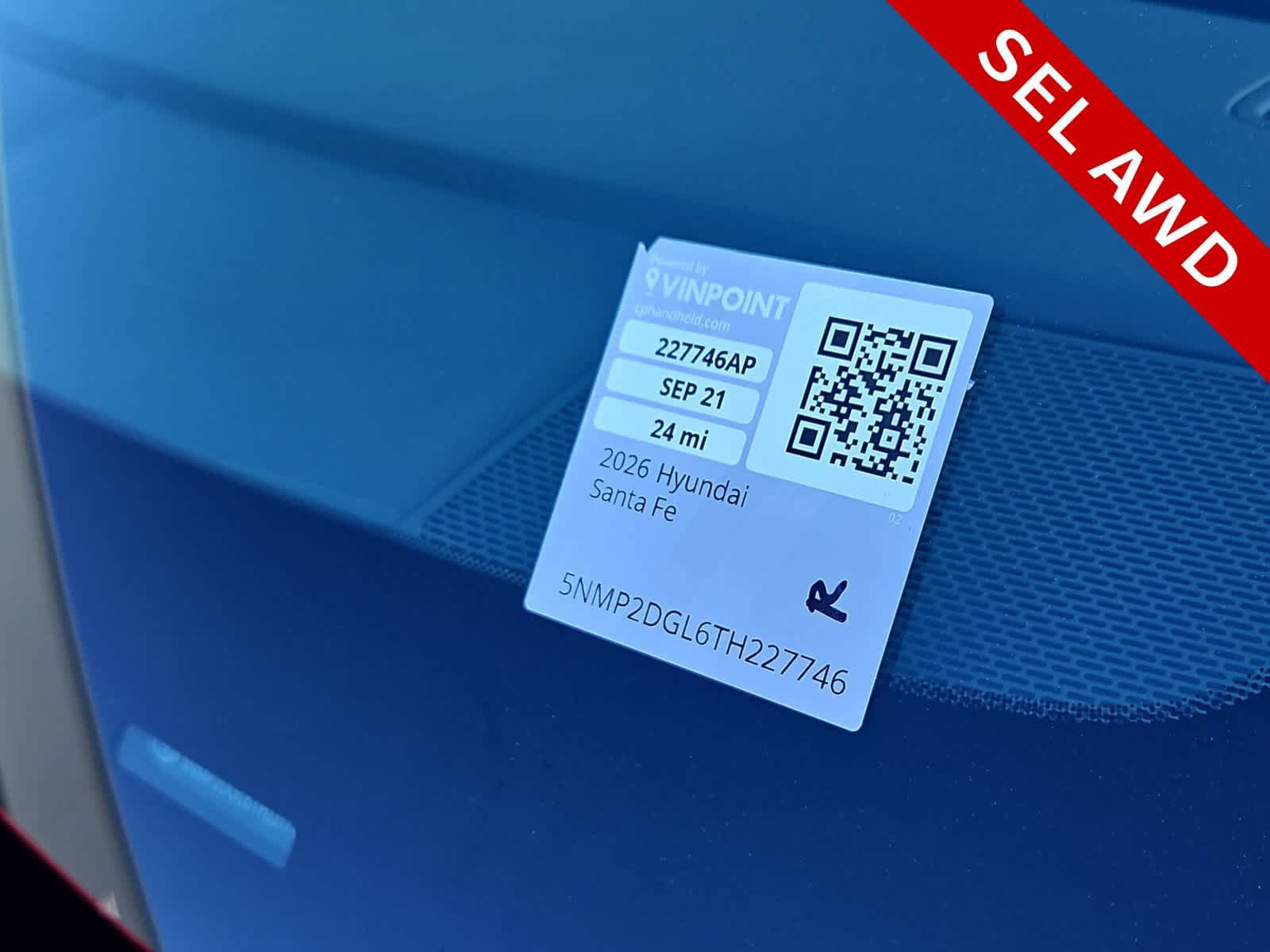 Certified 2026 Hyundai Santa Fe SEL AWD/4WD image 24