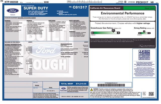 Used 2023 Ford F250 XLT w/ Tremor Off-Road Package AWD/4WD image 20