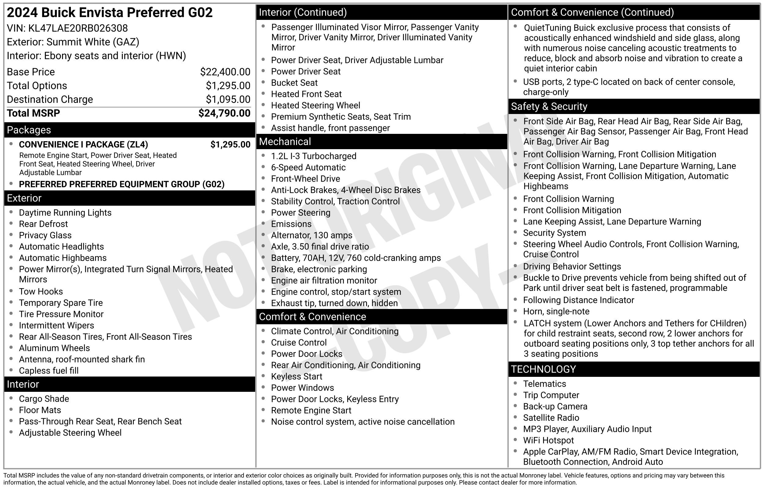 Used 2024 Buick Envista Preferred w/ Convenience I Package FWD video 2
