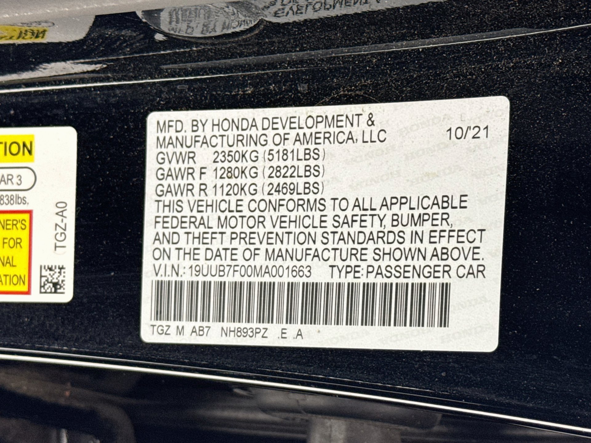 Used 2021 Acura TLX Type S AWD/4WD image 35