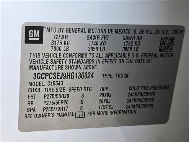 Used 2017 Chevrolet Silverado 1500 LTZ w/ Sport Package RWD image 23