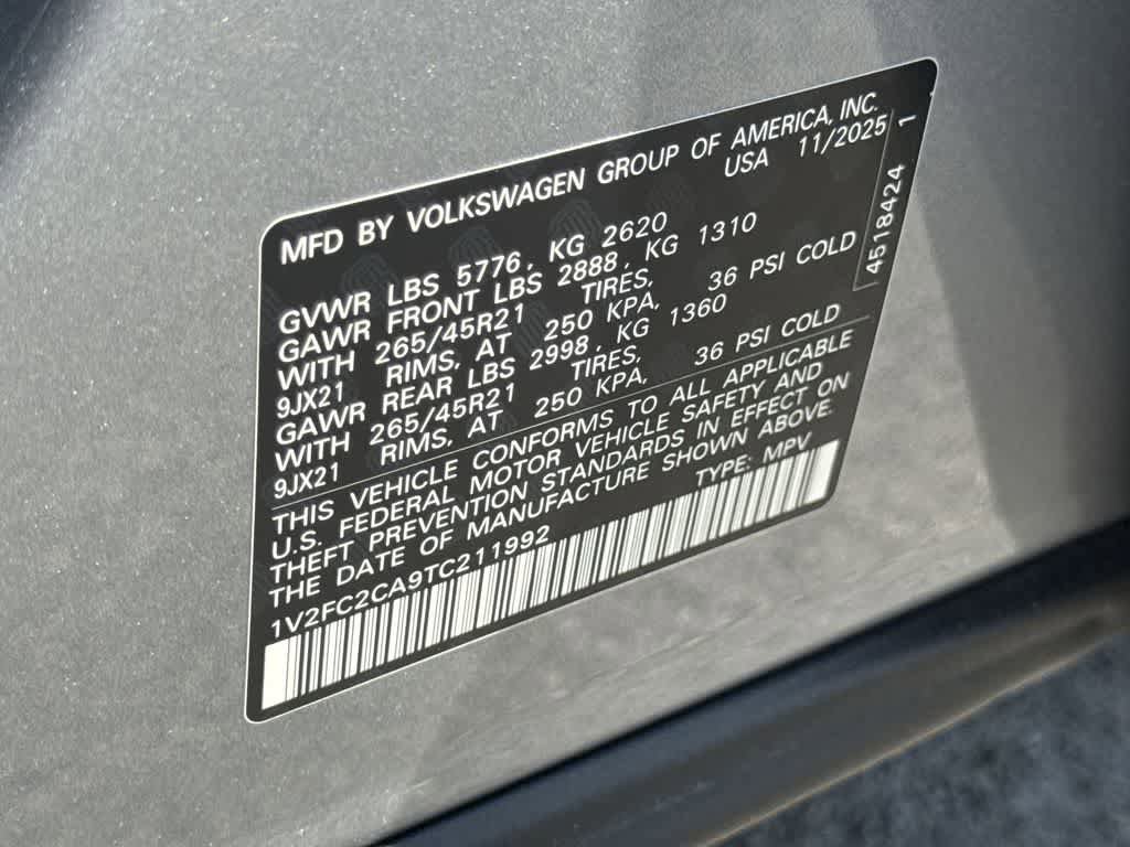 New 2026 Volkswagen Atlas Cross Sport SEL Premium R-Line image 29