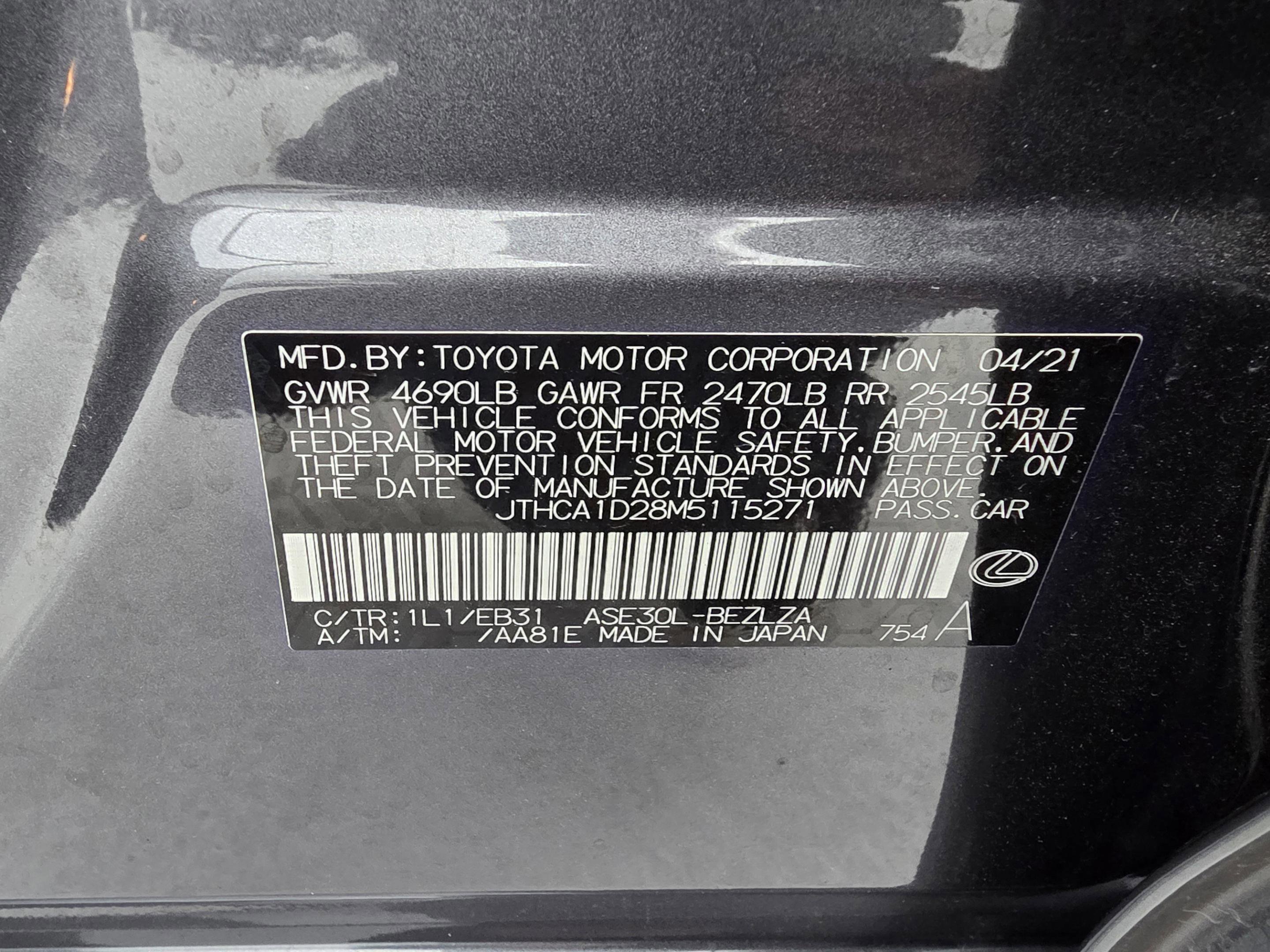 Certified 2021 Lexus IS 300 w/ Comfort Package image 28