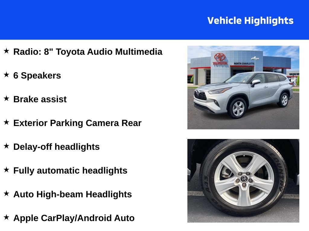 Used 2023 Toyota Highlander LE FWD image 4