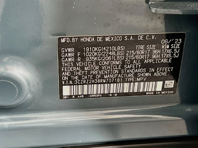 Certified 2024 Honda HR-V LX image 33