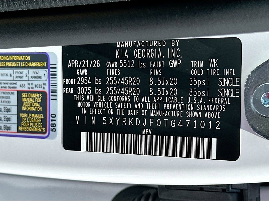 New 2026 Kia Sorento SX Prestige AWD/4WD image 34