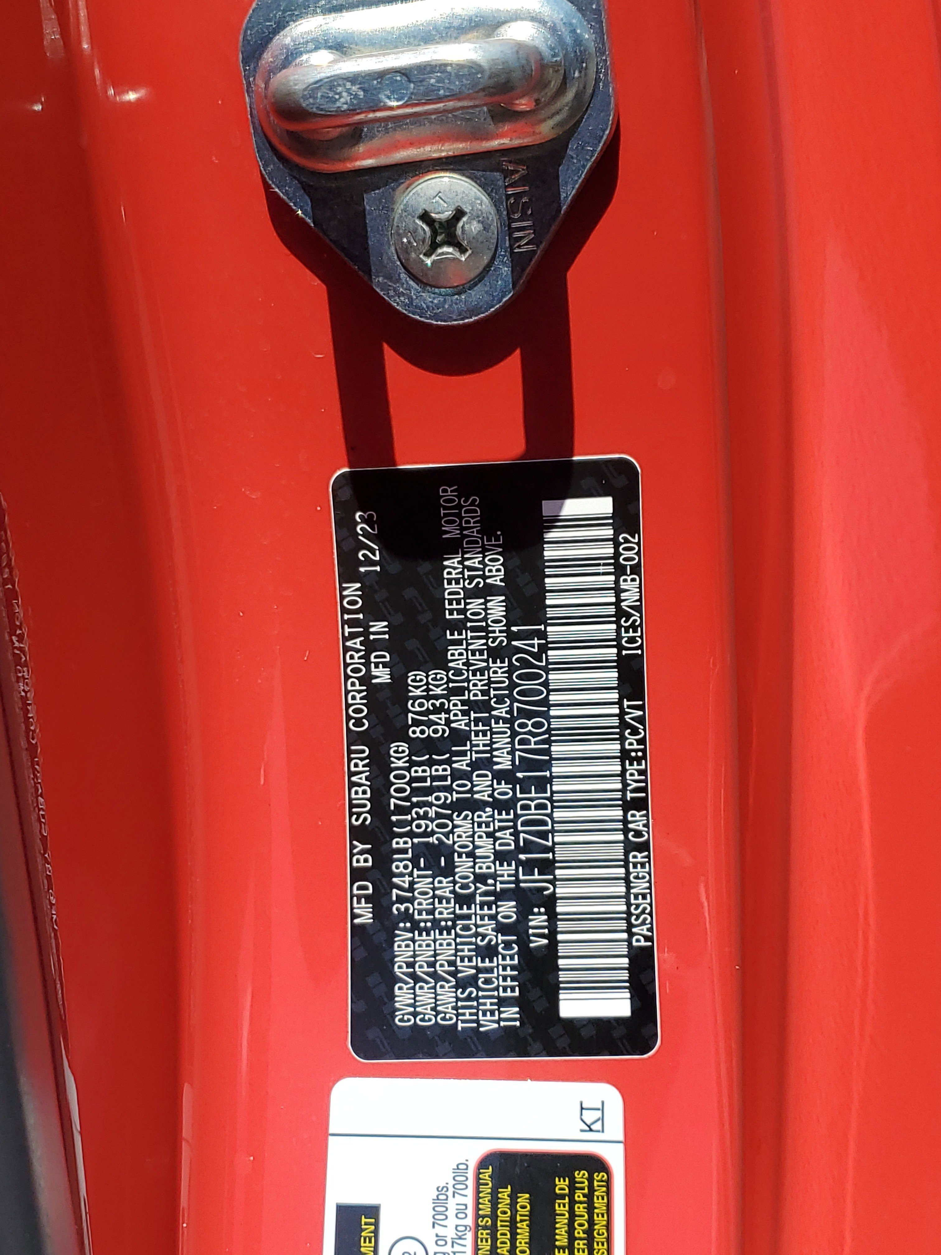 Used 2024 Subaru BRZ Limited RWD image 28