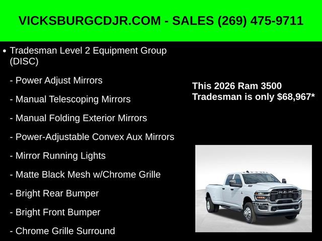 New 2026 RAM 3500 Tradesman image 22