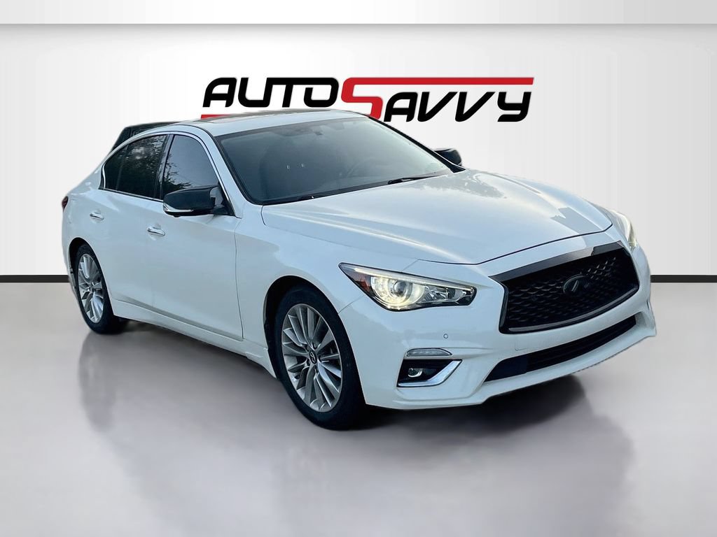 Used 2021 INFINITI Q50 Luxe w/ Cargo Package