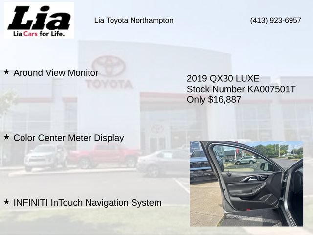 Used 2019 INFINITI QX30 AWD w/ Navigation Package image 14