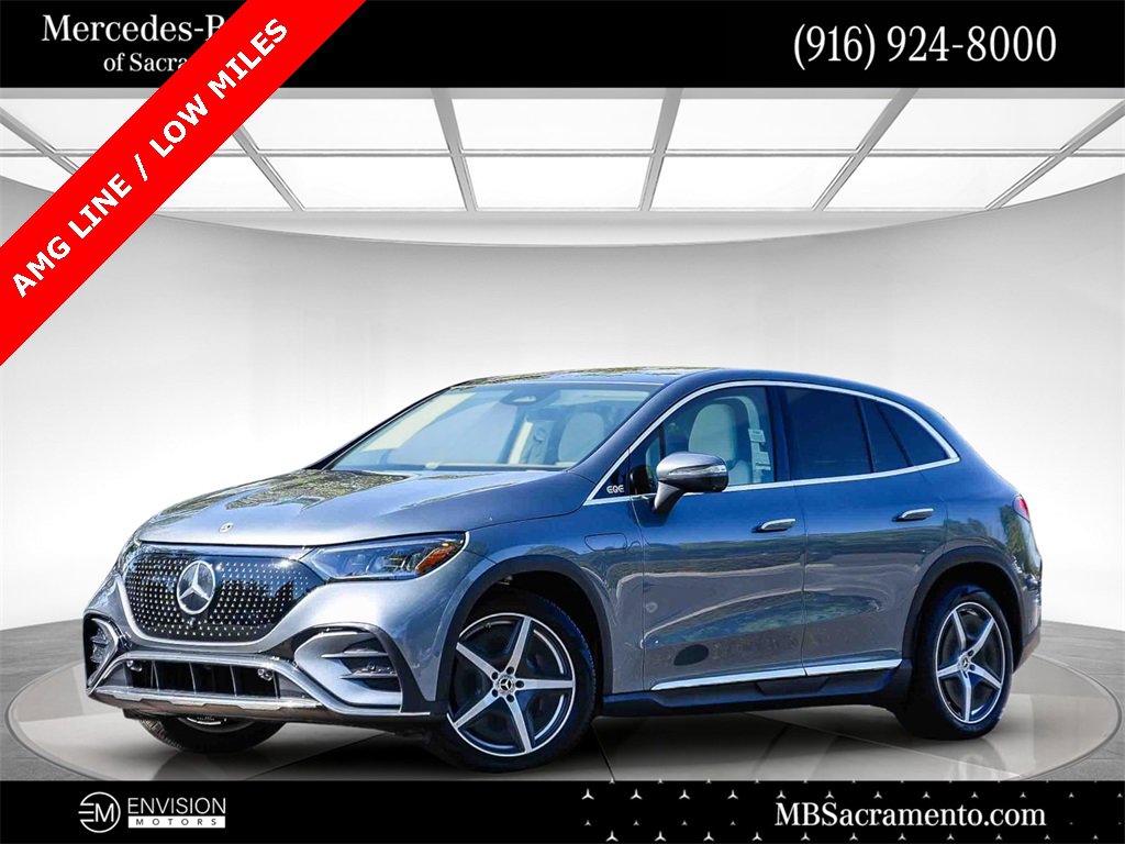 Certified 2023 Mercedes-Benz EQE 350+ 4MATIC SUV w/ AMG Line Exterior Package video 1