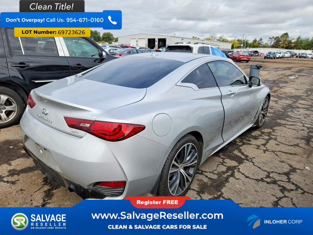 Used 2018 INFINITI Q60 3.0t Luxe AWD/4WD image 4