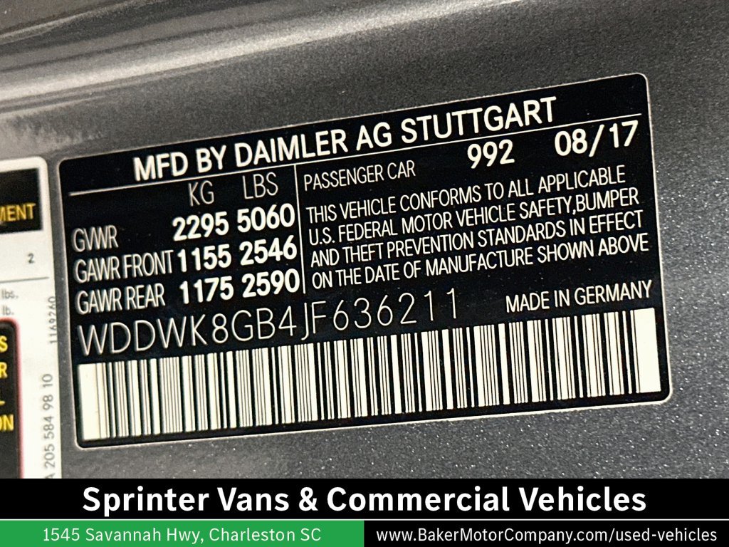 Used 2018 Mercedes-Benz C 63 AMG Cabriolet image 34
