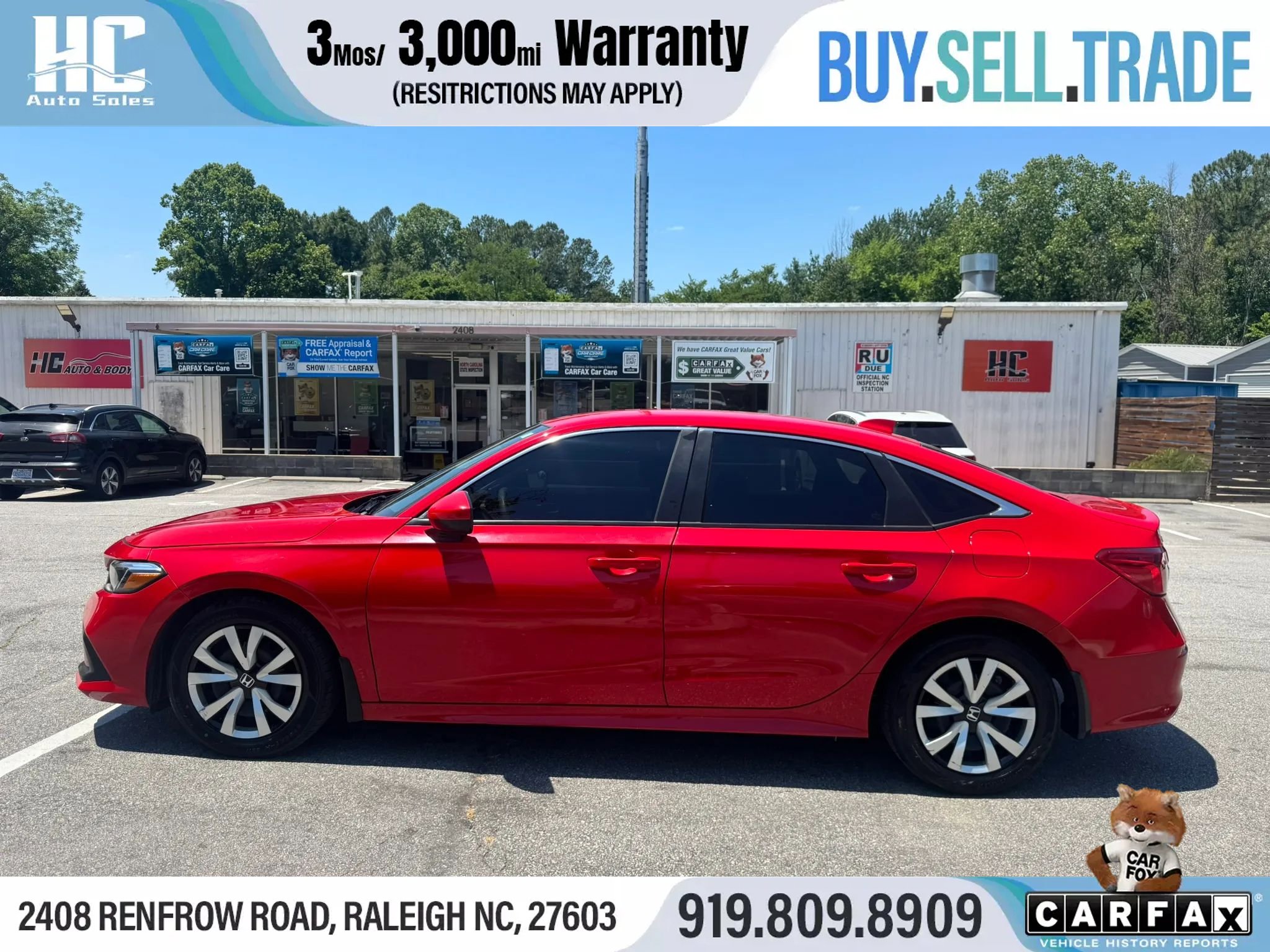 Used 2022 Honda Civic LX image 2