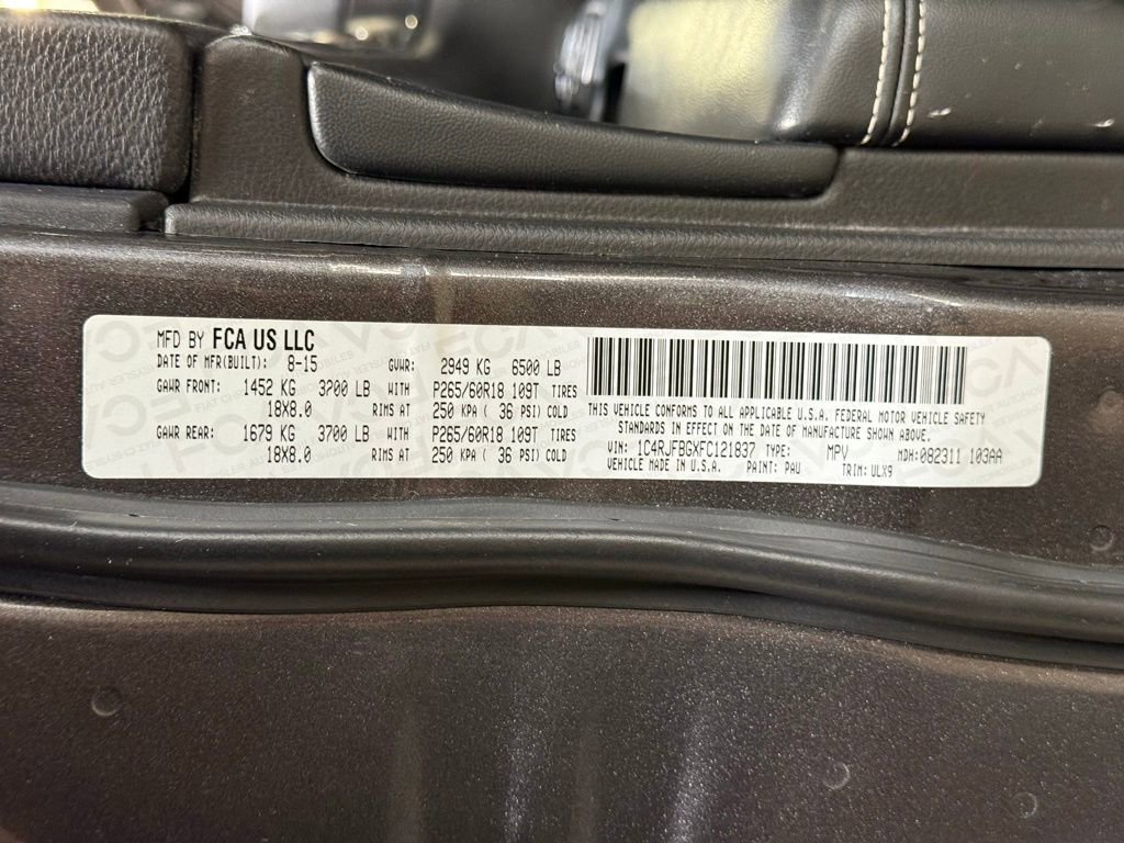 Used 2015 Jeep Grand Cherokee Limited image 32