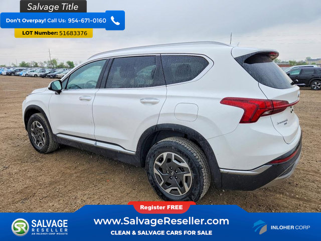 Used 2021 Hyundai Santa Fe Blue w/ Cargo Package AWD/4WD image 3